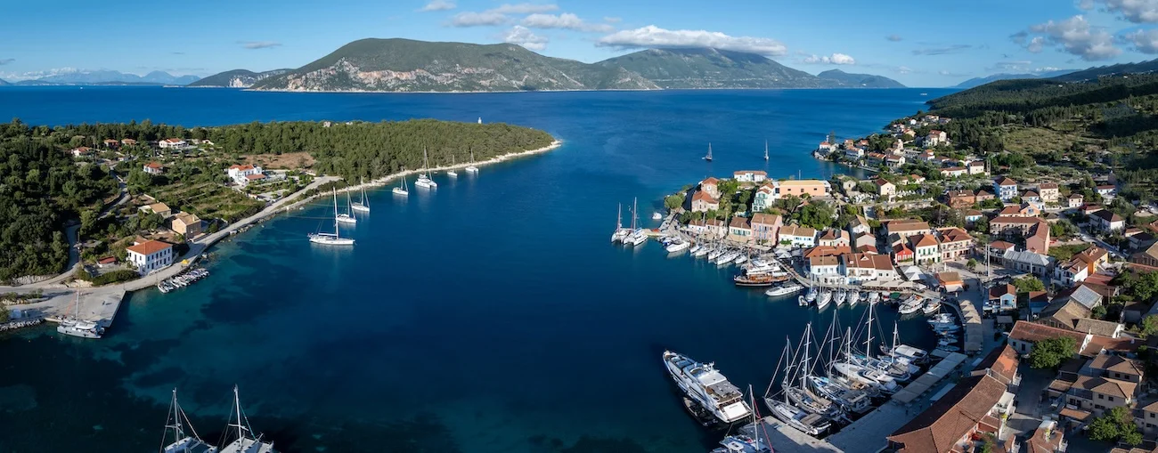 Traditional village of Fiscardo Kefalonia