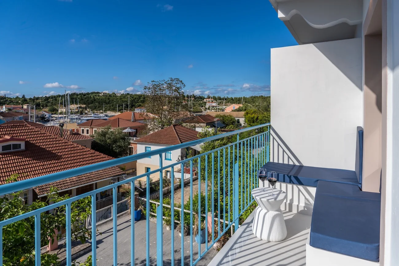 Harbour view suites in Fiscardo Kefalonia